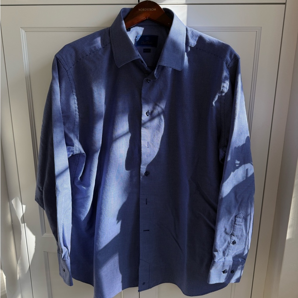 David Donahue Men's Blue Shirt
